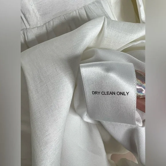 Altar’d State White Bow Mini Dress Sz M - Picture 10 of 16